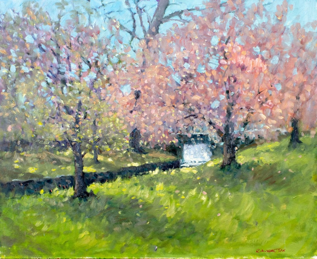 Robert Waltsak (NJ,b 1944) oil painting (1 of 12)