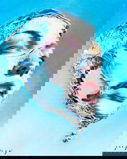 Igor Grey (Ukraine,b 1975) oil painting: ARTIST: Igor Grey (Ukrainian, born 1975) TITLE: Submerged in Light (titled on verso) MEDIUM: oil on canvas CONDITION: Unstretched (In-House stretching available). Crease line in the upper right