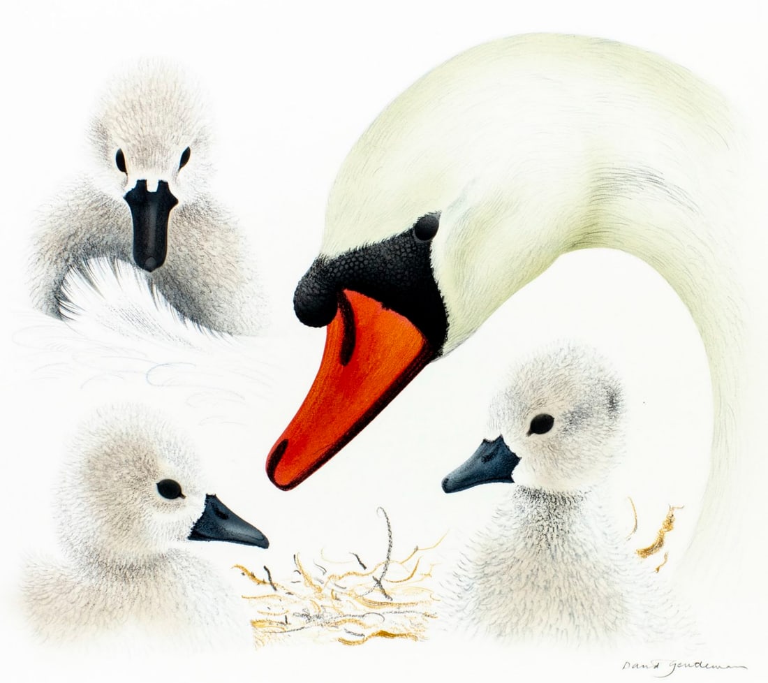 David Gentleman (UK,1930-?) mixed media painting (1 of 13)