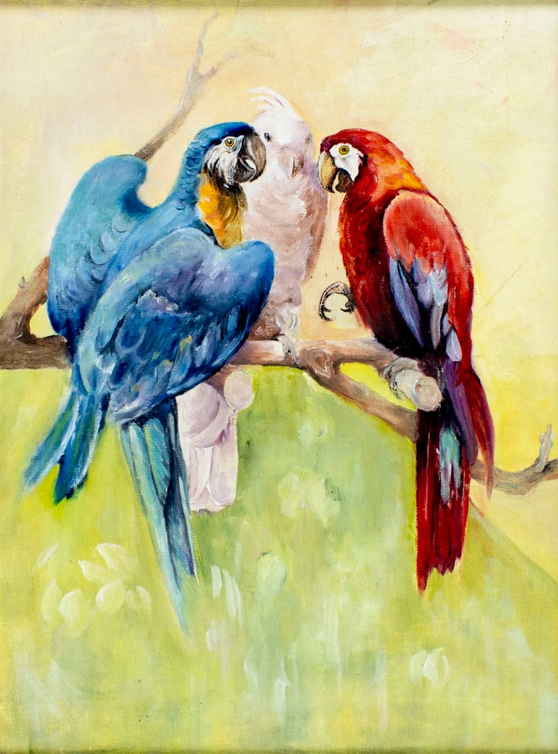 Vintage 20C American oil painting (1 of 12)