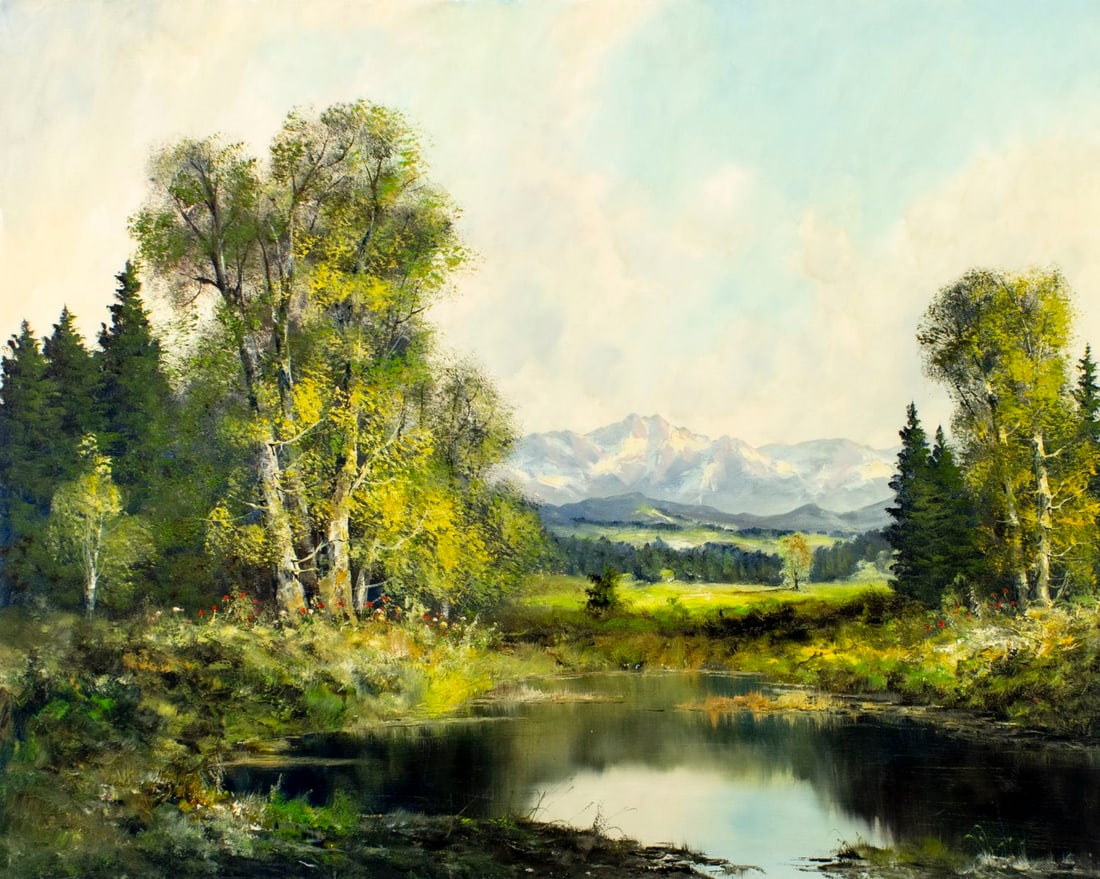 Joseph Fruhmesser (Austria,Germany,1928-1995) oil painting (1 of 14)