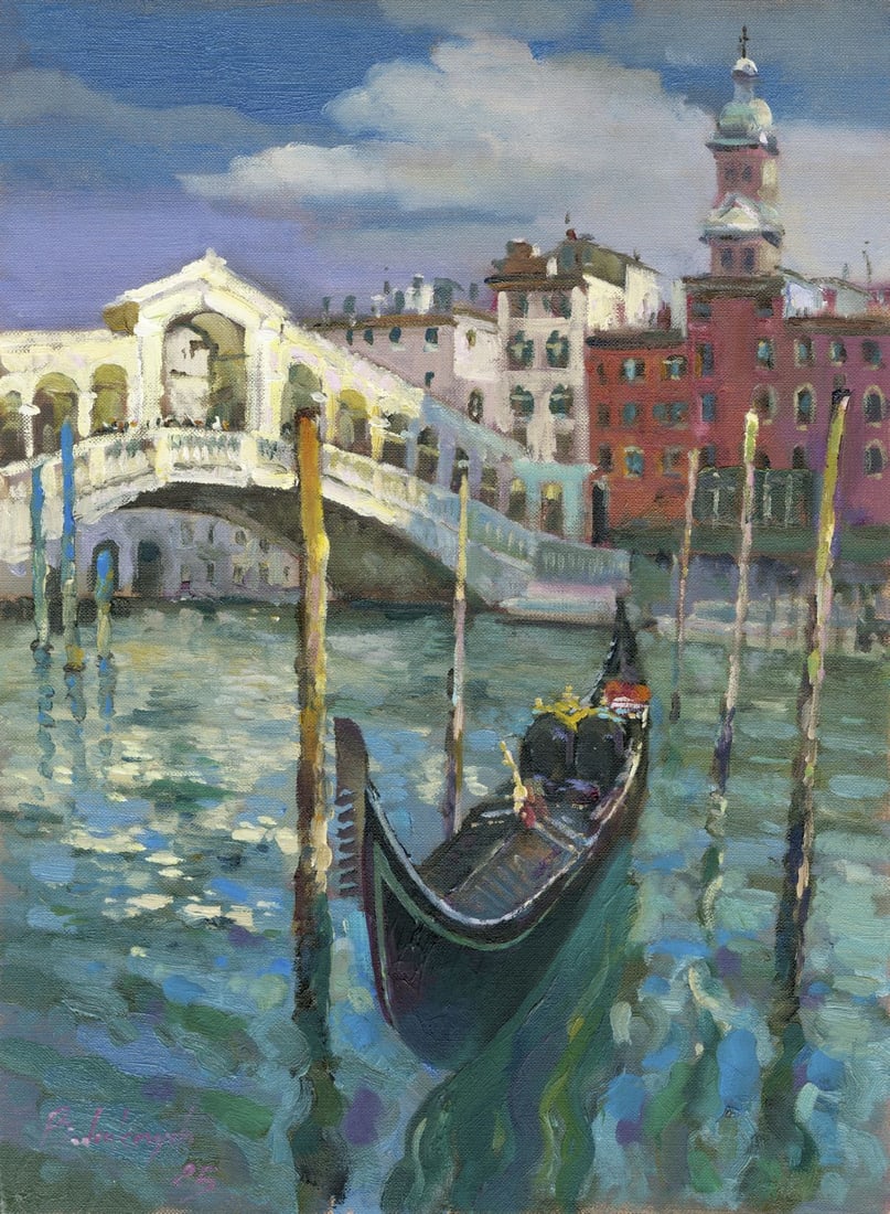 Volodymyr Budenkevych (Ukraine,20/21C) oil painting (1 of 13)