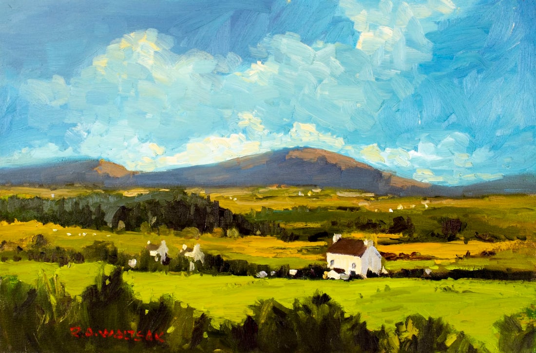 Robert Waltsak (NJ,b 1944) oil painting (1 of 14)