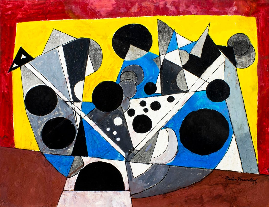 Martin Rosenthal (NY,MA,1899-1974) oil painting (1 of 12)