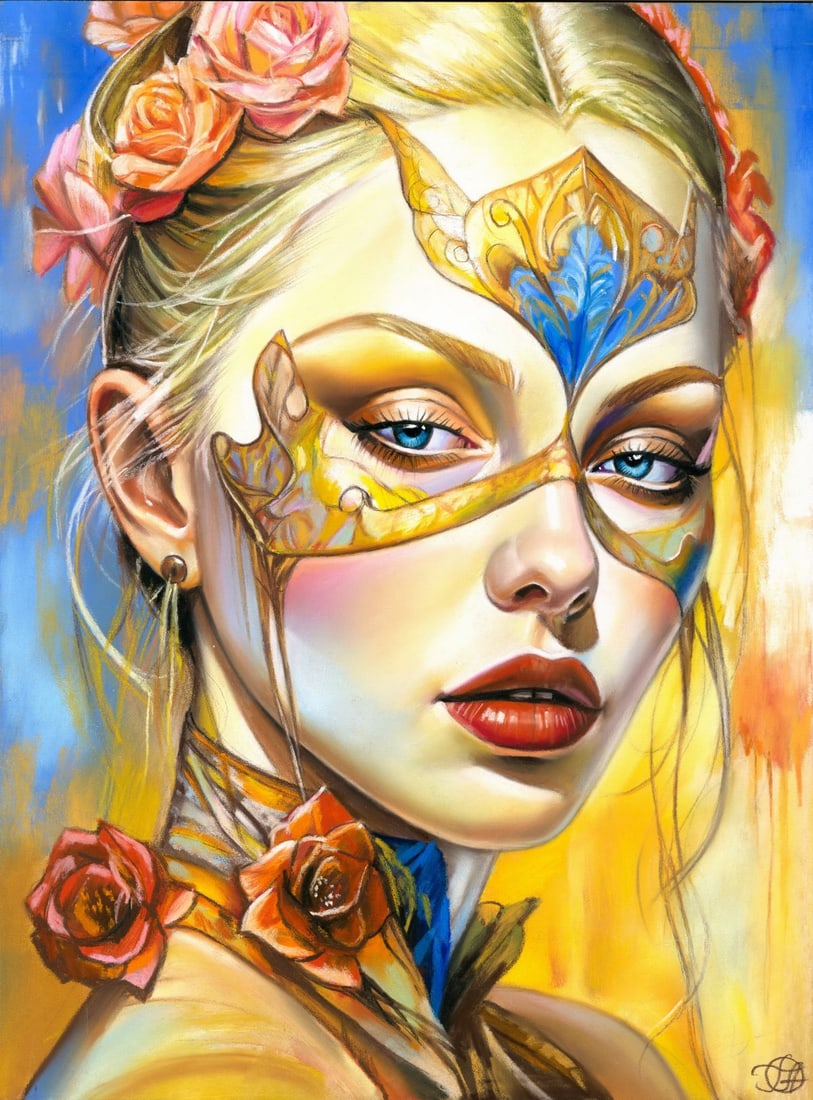 Genadiy Achkasov (Ukraine,b 1965) pastel painting (1 of 11)