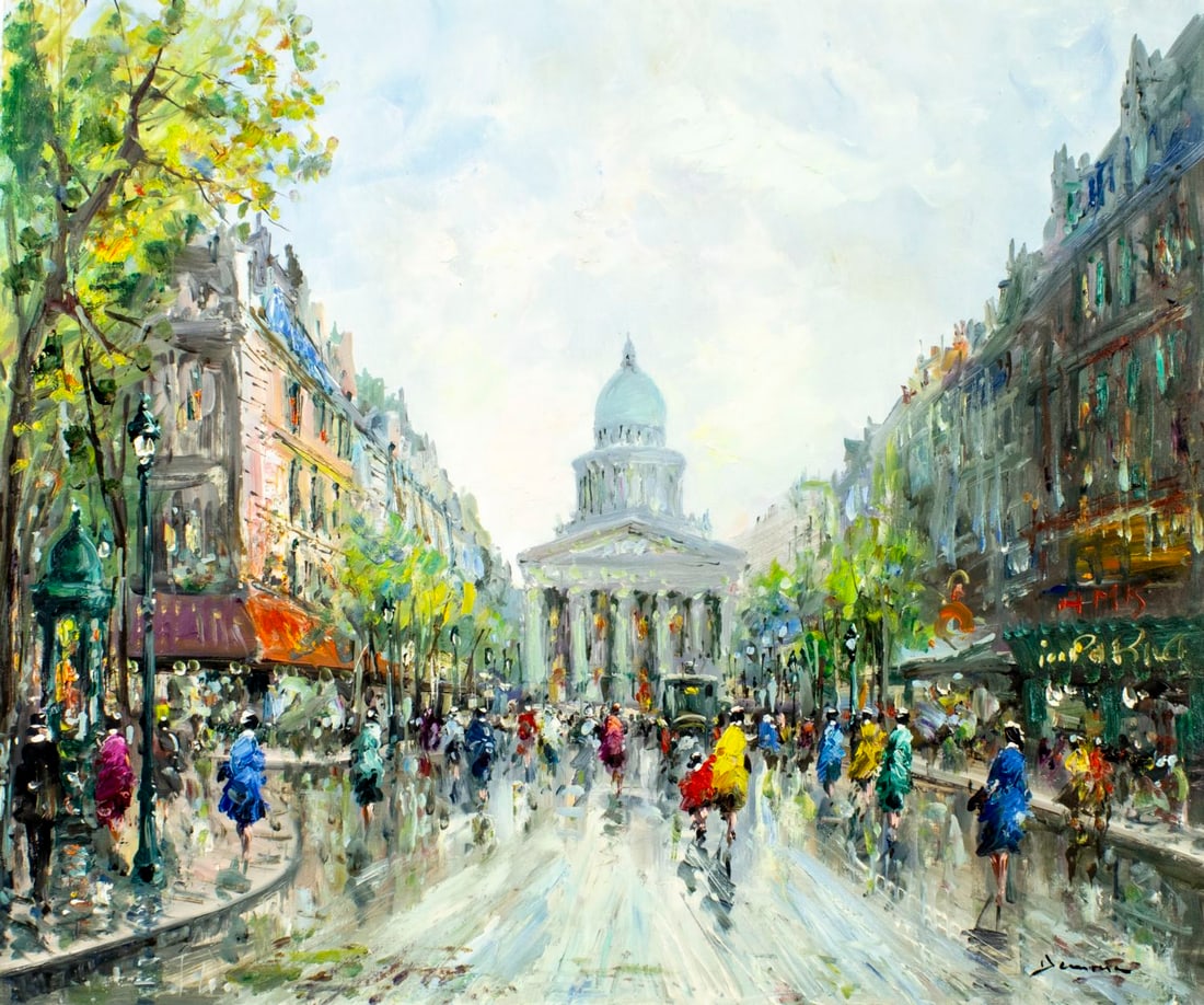 Salvadore Demone (Italy,1928-?) oil painting (1 of 13)