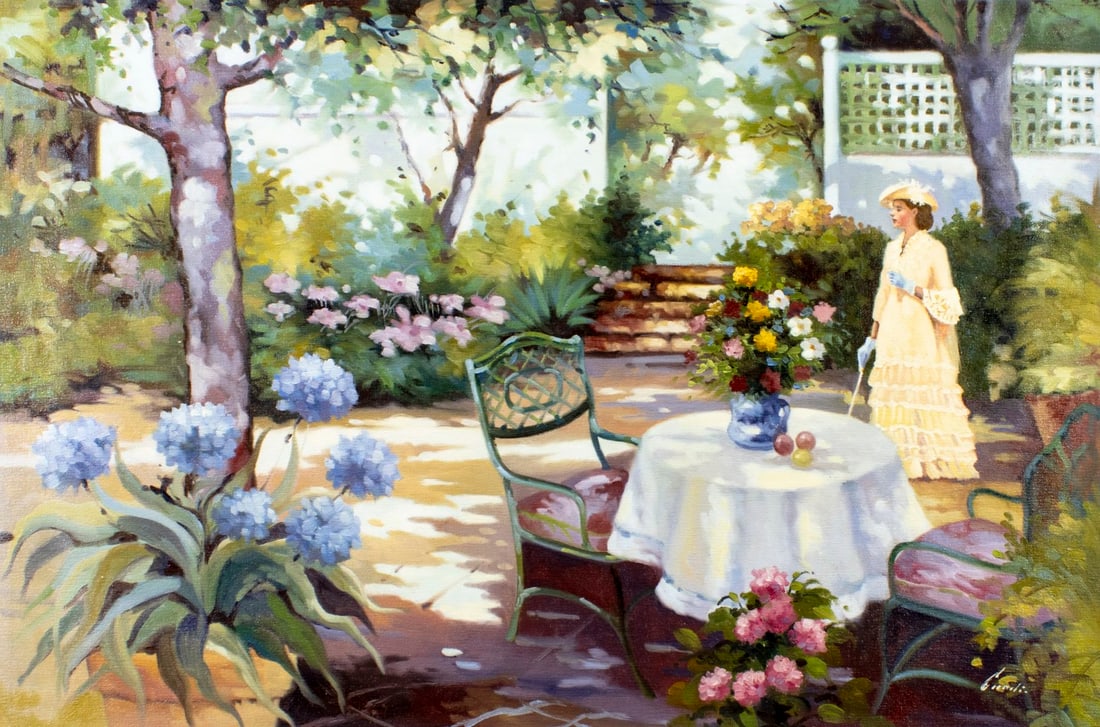 Lugano Candi (Italy,Argentina,1948-?) oil painting (1 of 14)