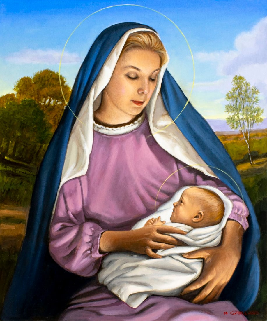 Michael Garland (NY,b 1952) oil painting (1 of 13)