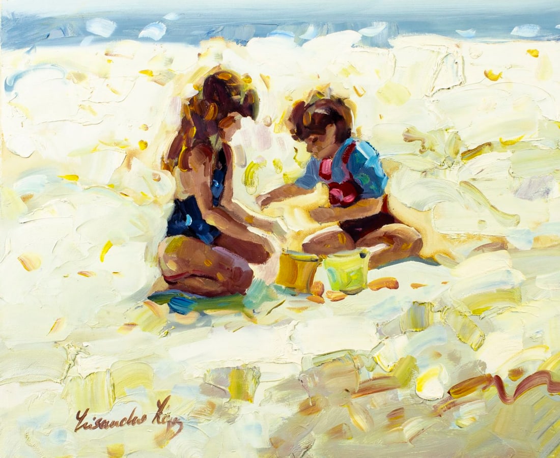 Lisandro Baylon (Argentina,US,1951-?) oil painting (1 of 13)