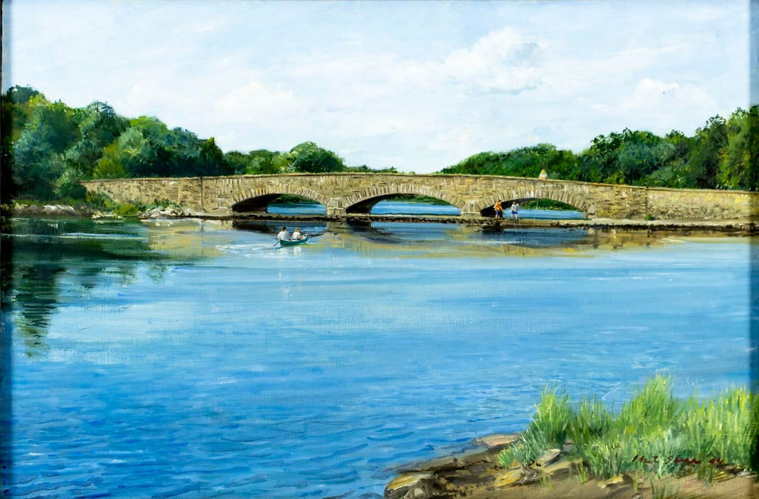 Chet Saur (CT,20/21C) oil painting (1 of 12)