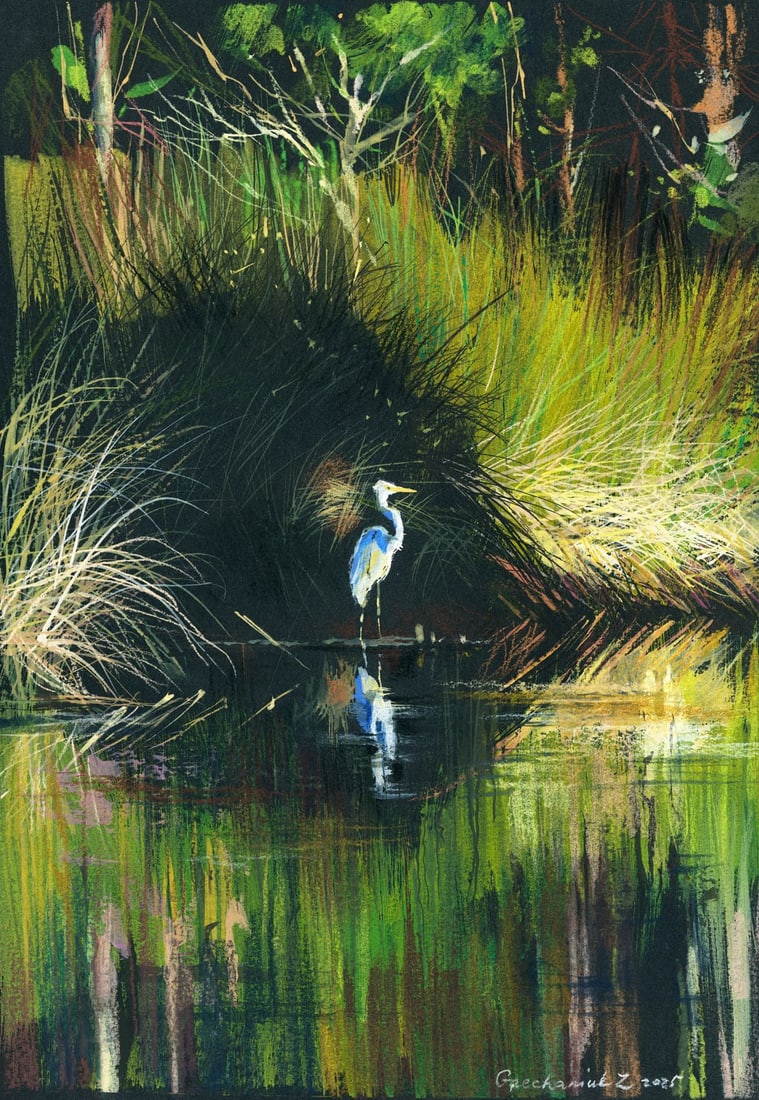 Zoya Grechanyuk (Ukraine,b 1977) gouache painting (1 of 12)