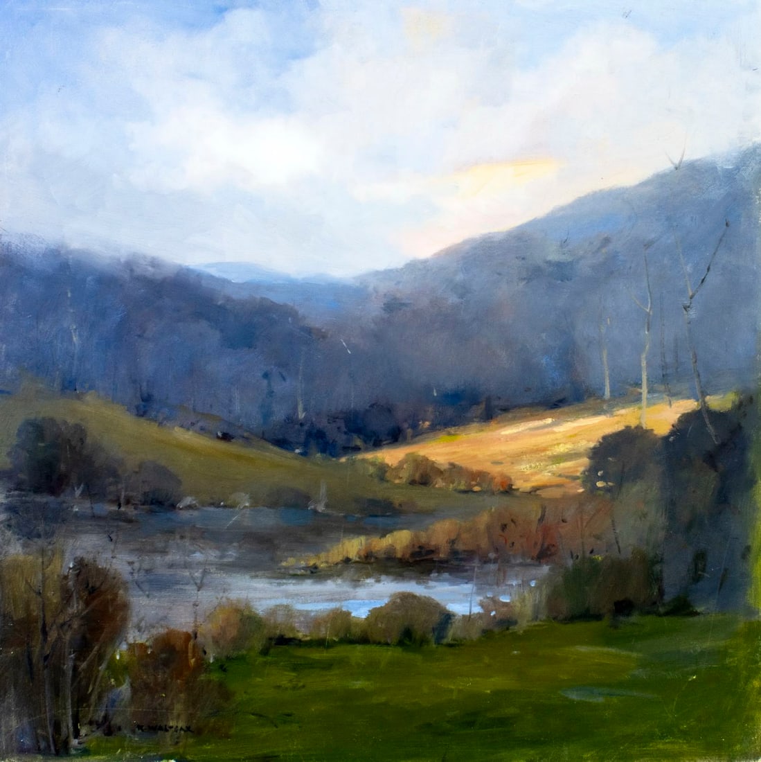 Robert Waltsak (NJ,b 1944) oil painting (1 of 12)