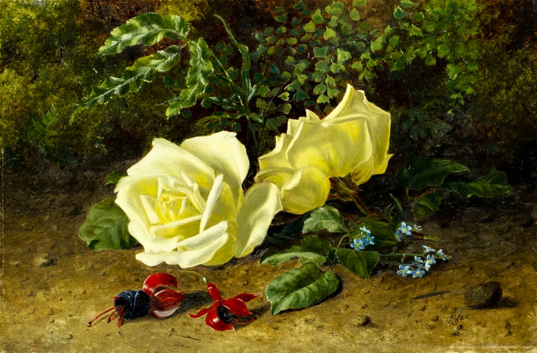 ATTR Alice Macallan Swan (UK,1864-1935) oil painting antique (1 of 14)