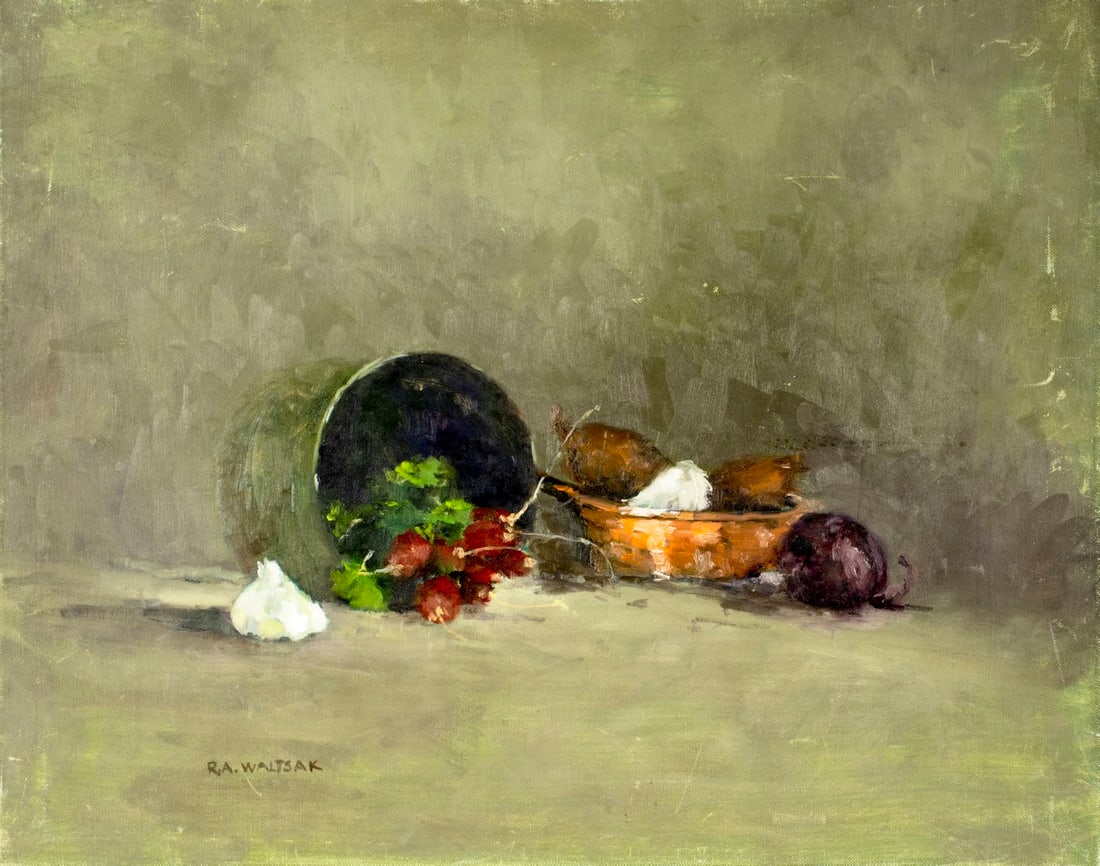 Robert Waltsak (NJ,b 1944) oil painting (1 of 12)