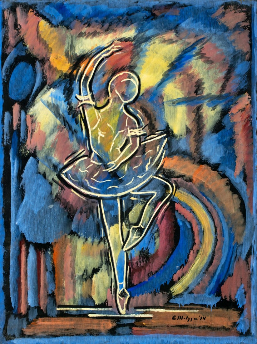 Evelyn Metzger (NY,Brazil,1911-2007) oil painting (1 of 12)