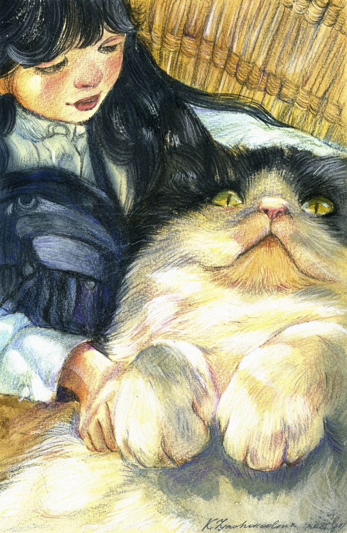 Katerina Zavgorodnya (Ukraine,20/21C) mixed media painting (1 of 12)