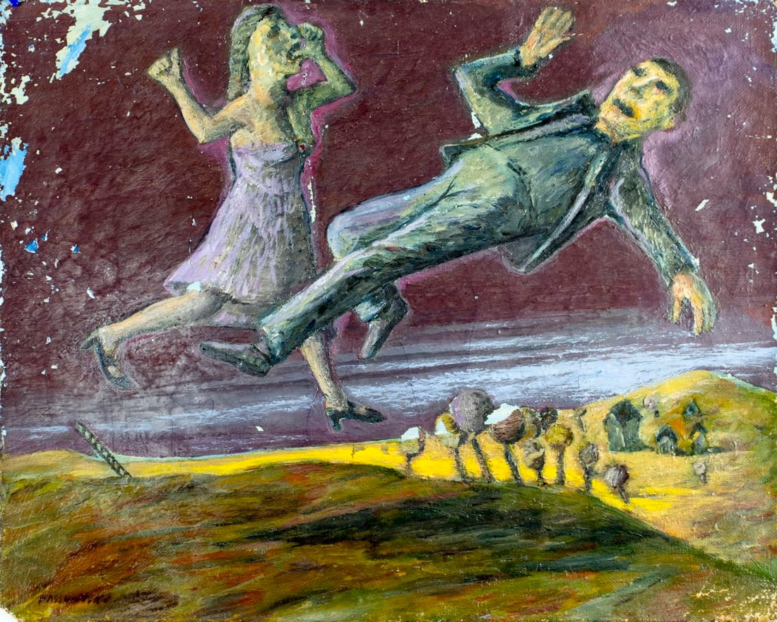 Peter Passuntino (IL,France,1936-?) oil painting (1 of 15)