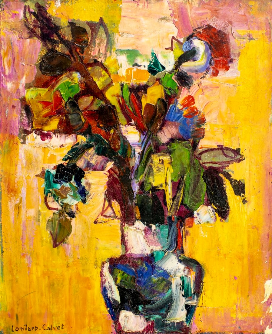 Lombard Calvet (France,20C) oil painting (1 of 13)