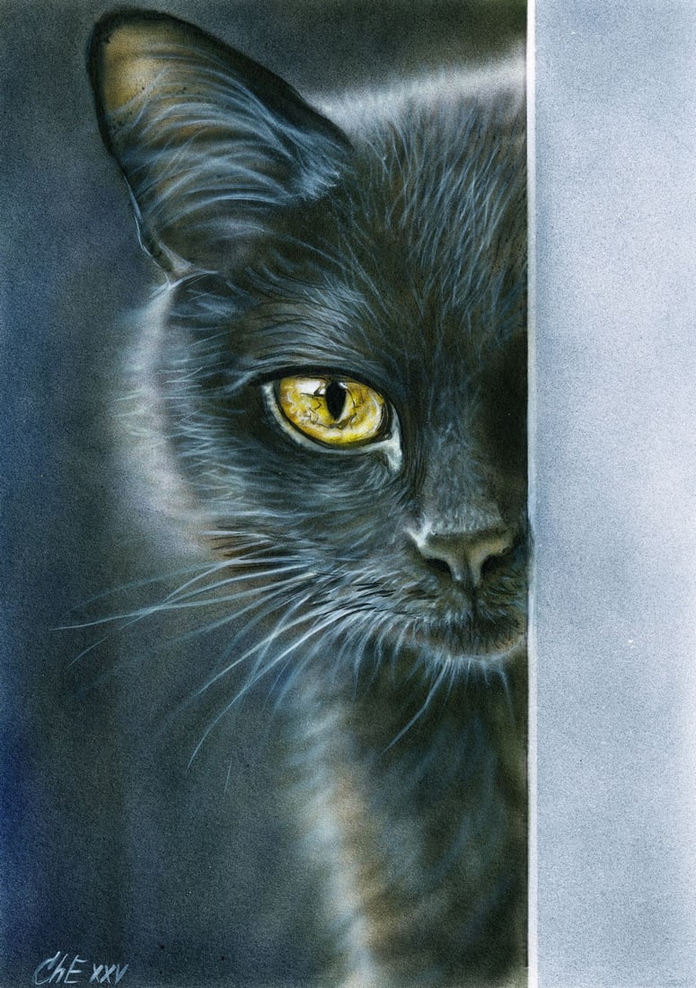 Evgeniy Chunikhin (Ukraine,b 1976) acrylic painting (1 of 12)