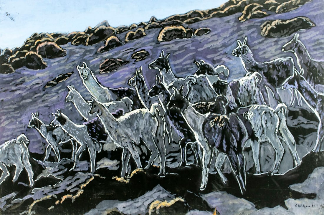 Evelyn Metzger (NY,Brazil,1911-2007) oil painting (1 of 12)