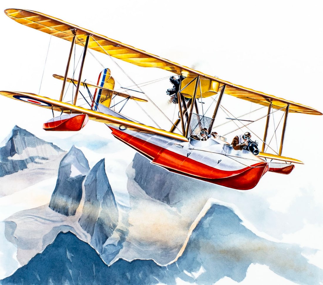 Charles Knotek (US,1933-2008) watercolor painting (1 of 13)