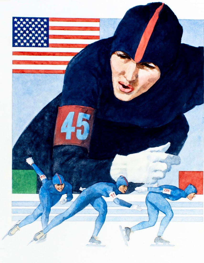 Tom McNeely (Canada,1935-?) watercolor painting (1 of 12)