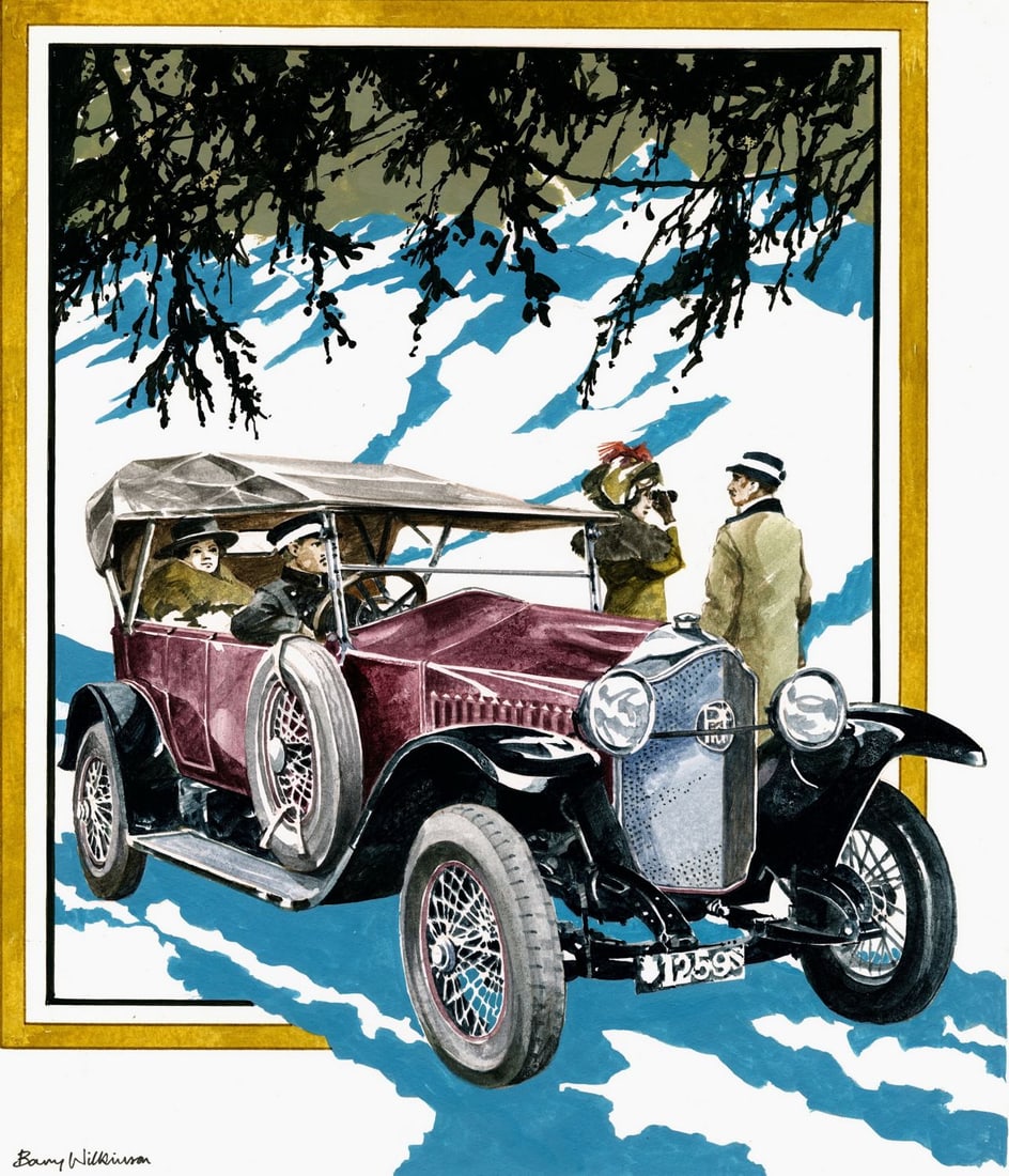 Barry Wilkinson (UK,1923-2007) watercolor painting (1 of 13)