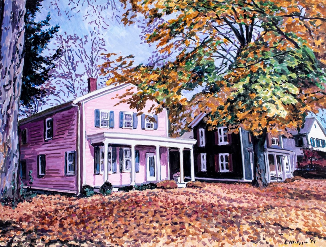 Evelyn Metzger (NY,Brazil,1911-2007) oil painting (1 of 14)