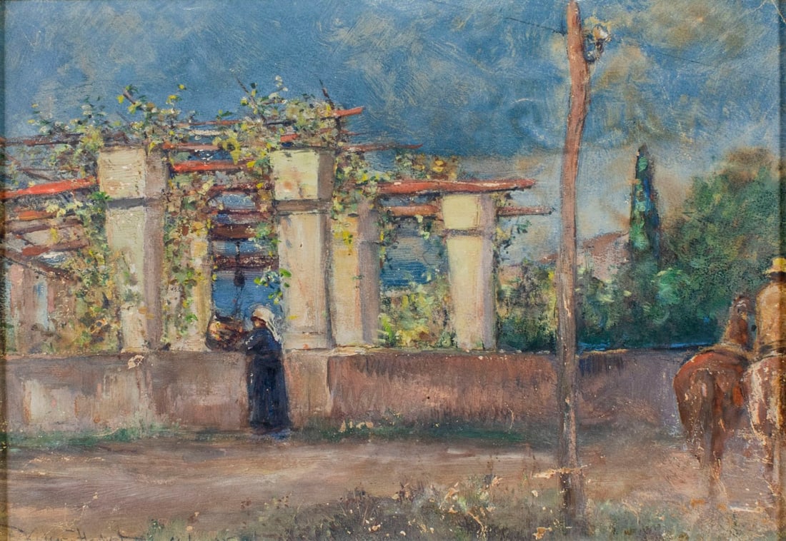 Carl Kaiser Herbst (Austria,1858-1940) oil painting antique (1 of 14)