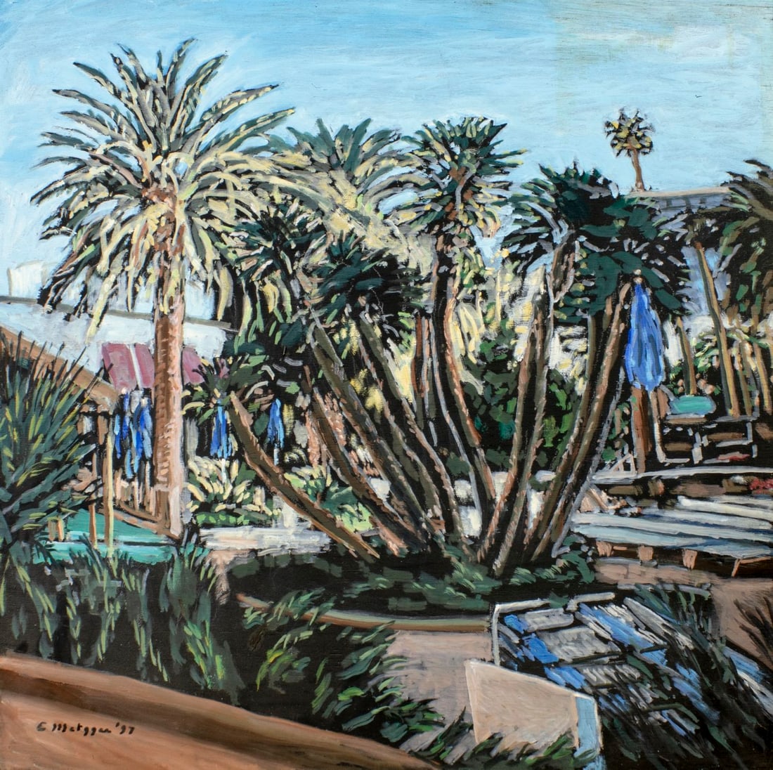 Evelyn Metzger (NY,Brazil,1911-2007) oil painting (1 of 12)