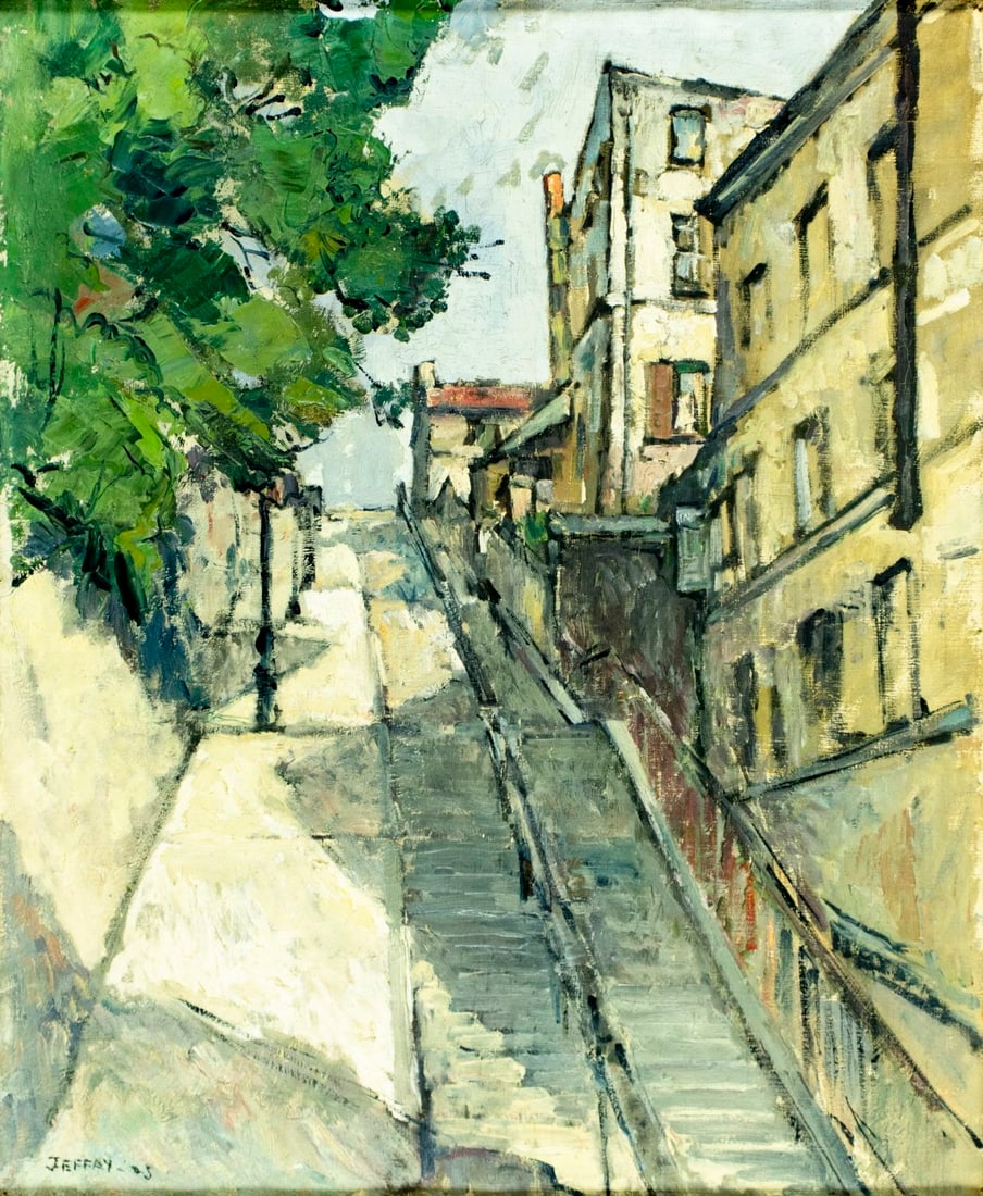 ATTR Saul Yaffie (Scotland,France,1898-1957) oil painting antique (1 of 13)