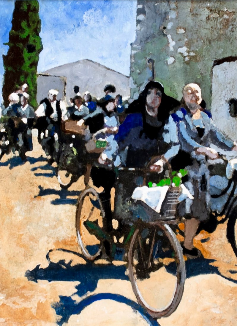 Serge Gomez (French,1941-?) oil painting (1 of 12)