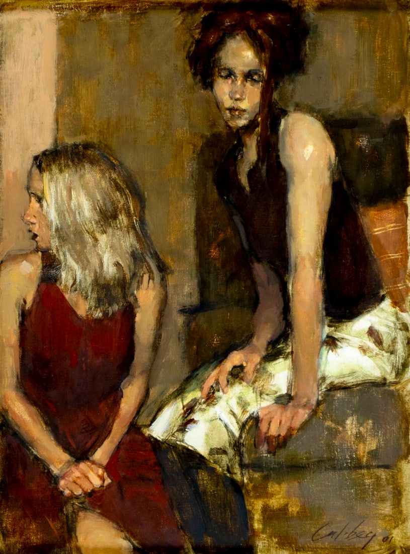 Gregory Calibey (CT,NC,b 1959) oil painting (1 of 12)