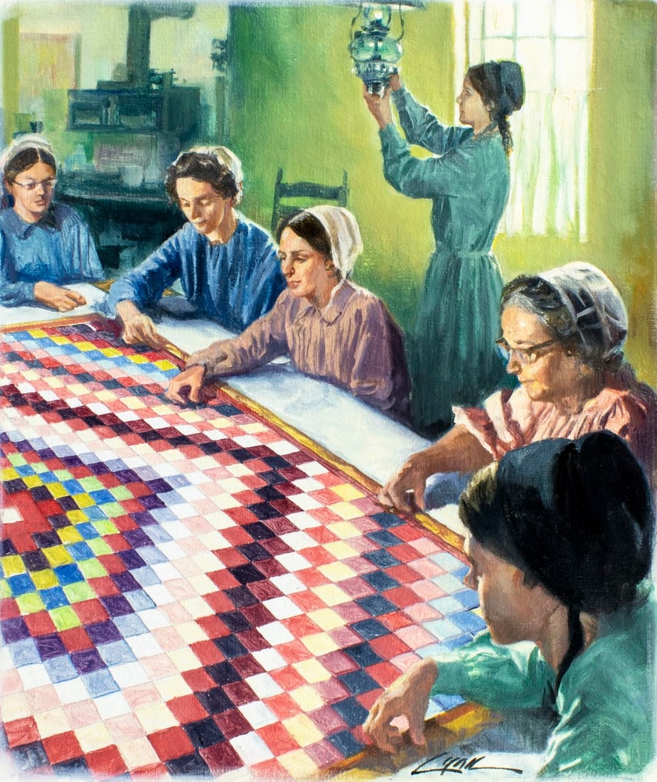 Dennis Lyall (TX,CT,1946-?) oil painting (1 of 13)