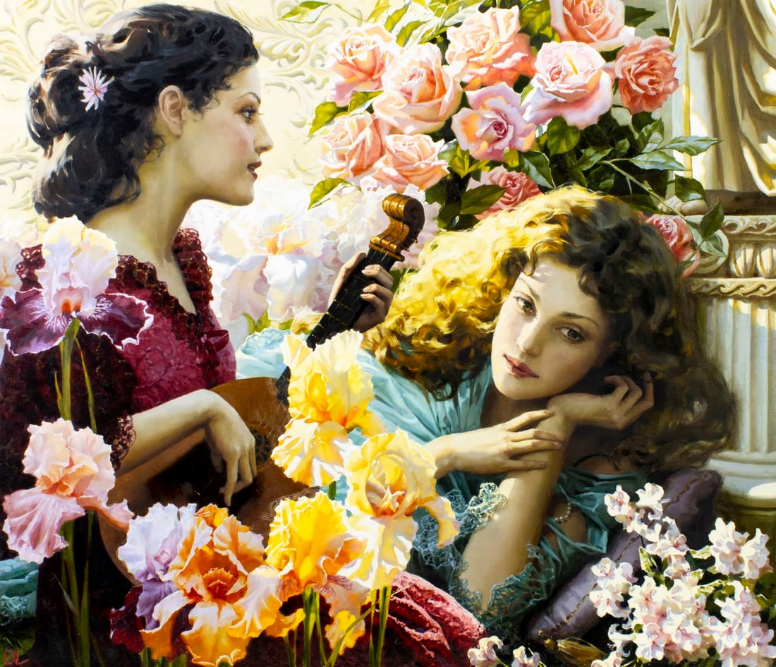 Katya Morgun (Russia,b 1982) oil painting (1 of 13)