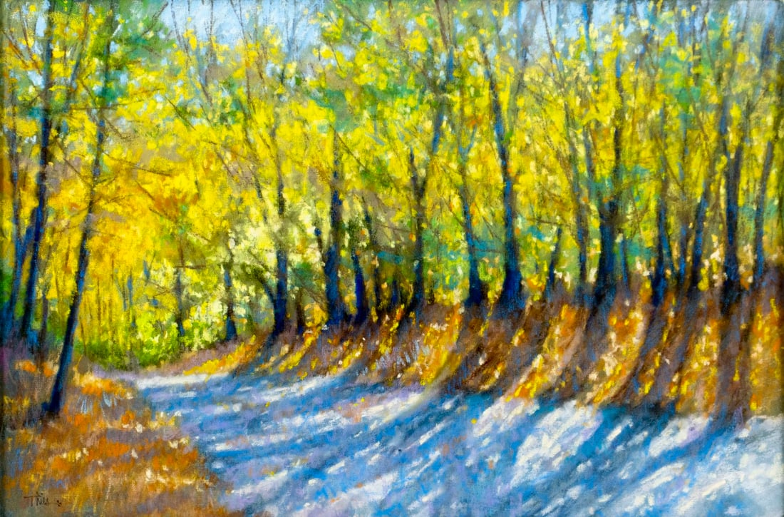 Timothy Thies (VT,ID,IA,1954-2010) pastel painting (1 of 13)