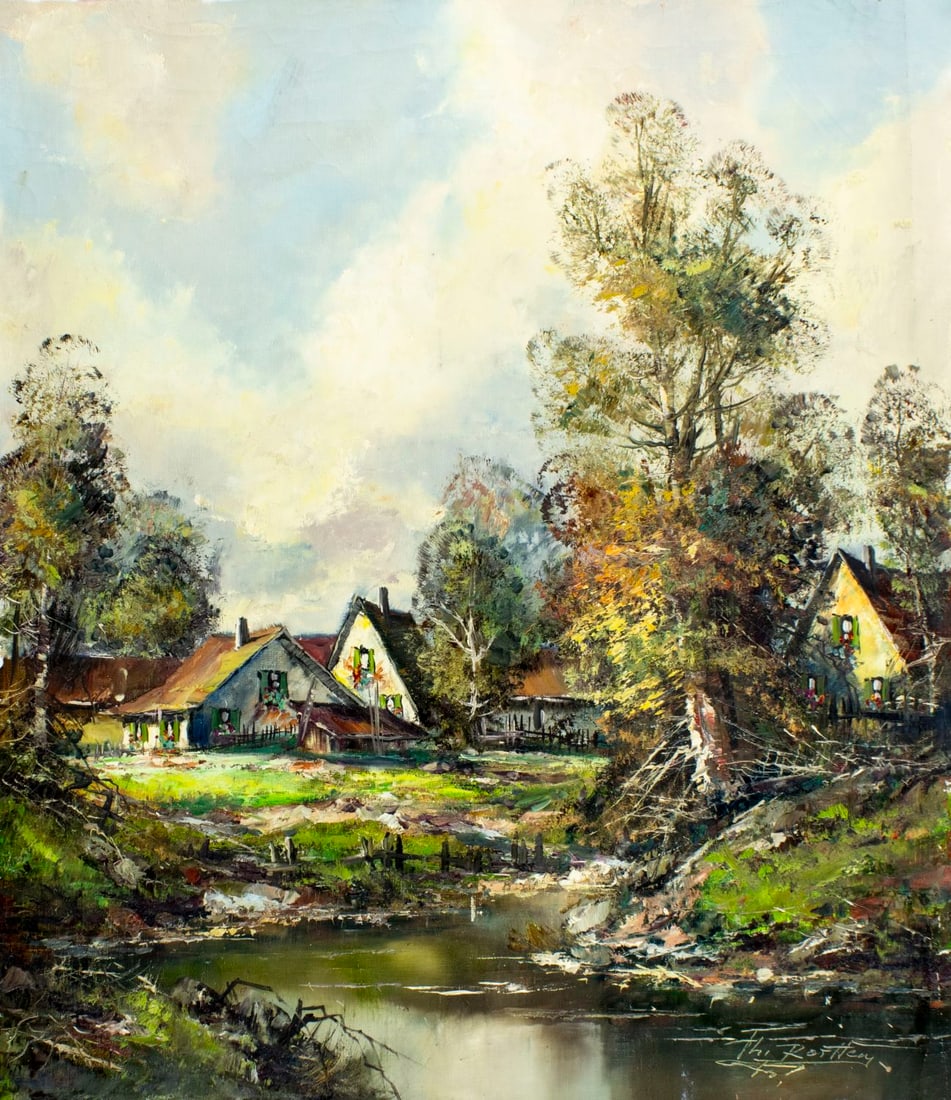 Th Kortten (German,20C) oil painting (1 of 13)