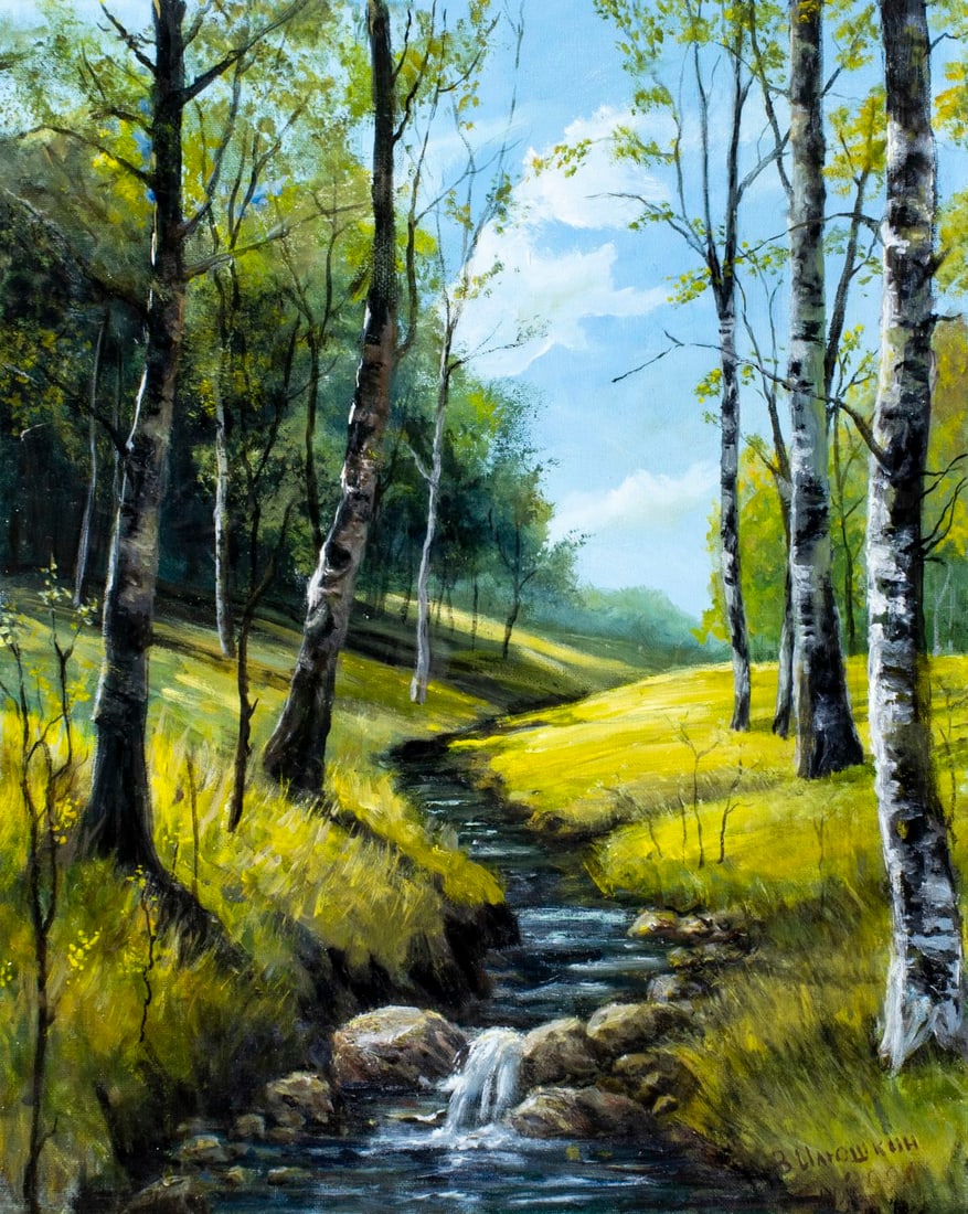 Viktor Ilyushkin (Russia,b 1946) oil painting (1 of 13)