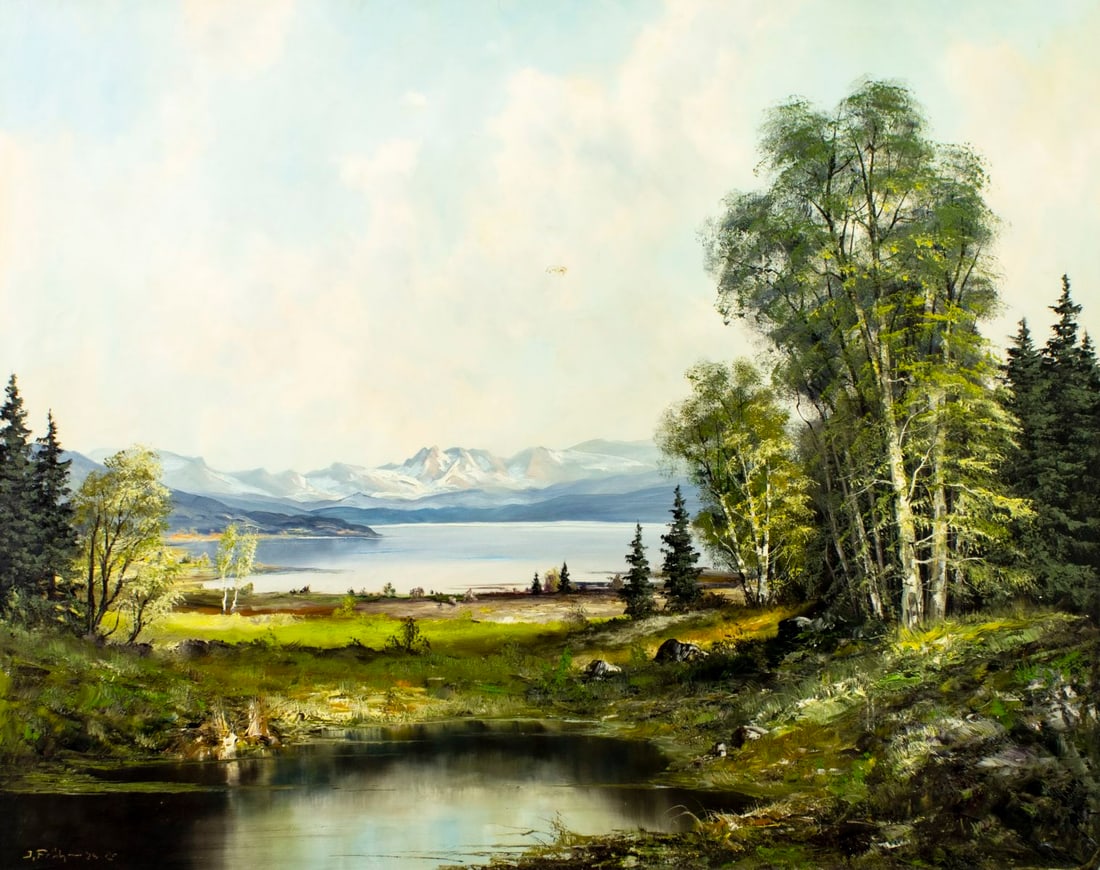 Joseph Fruhmesser (Austria,Germany,1928-1995) oil painting (1 of 13)