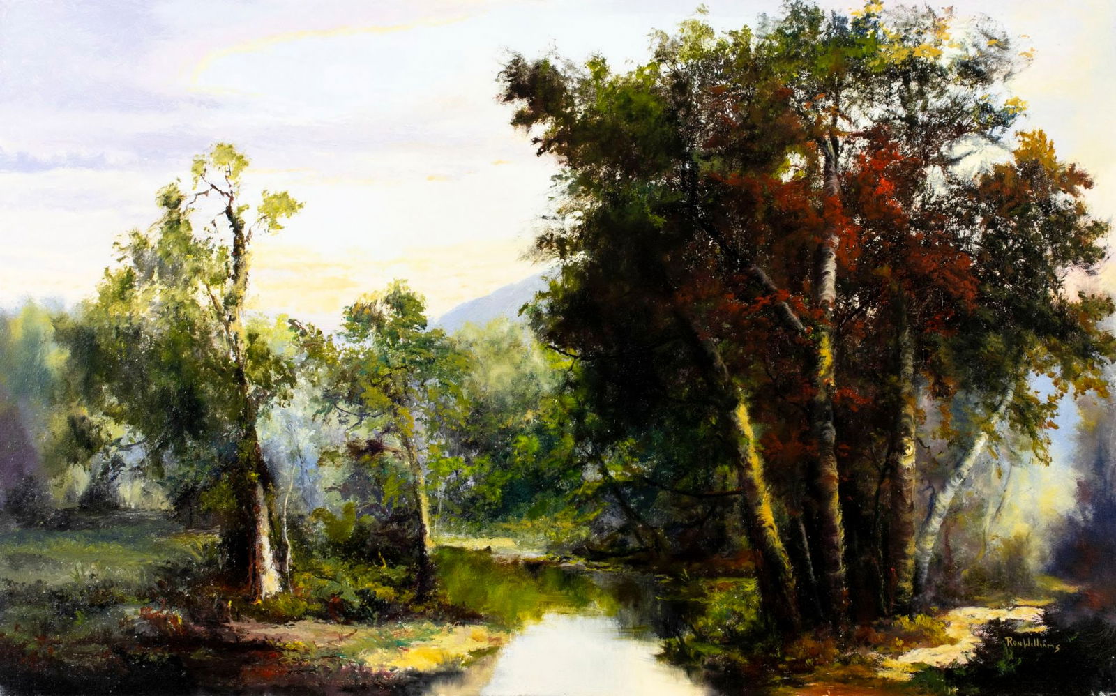 Ron Williams (TN,1947-2016) oil painting (1 of 12)