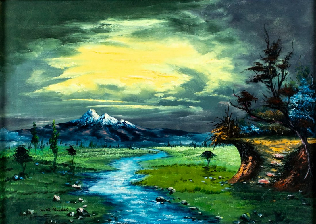 Judith Paredes (US,20C) oil painting (1 of 12)