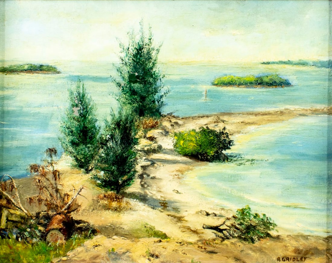 A Gridley (US,20C) oil painting (1 of 13)