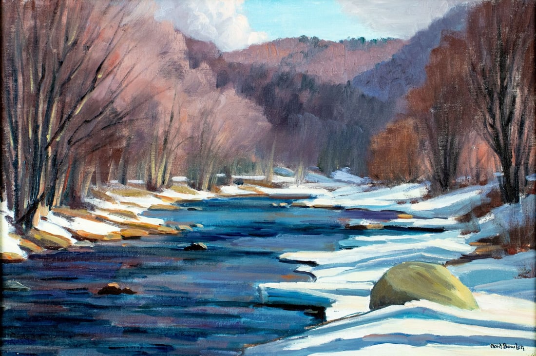 Nord Bowlen (US,1909-2001) oil painting (1 of 13)