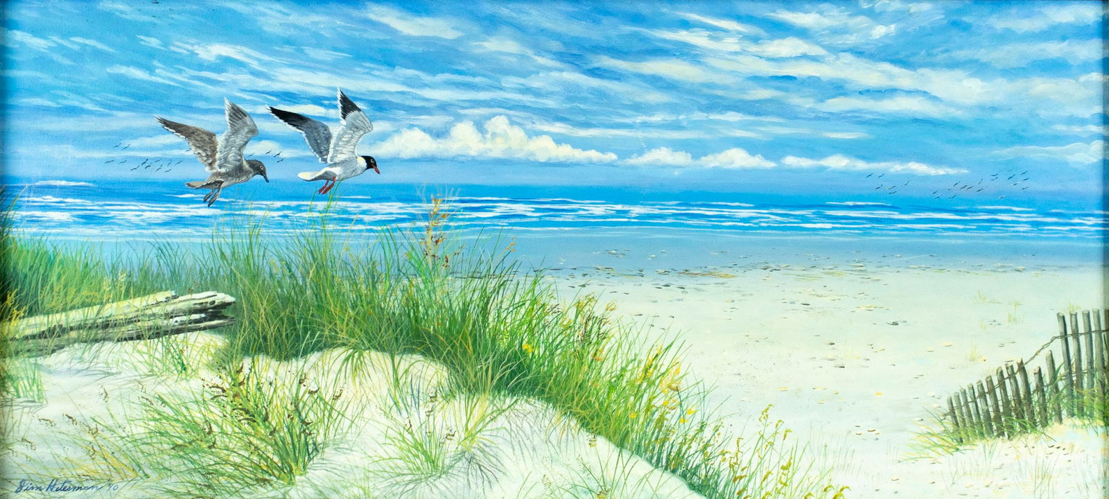 Jim Hitesman (US,20C) oil painting (1 of 12)