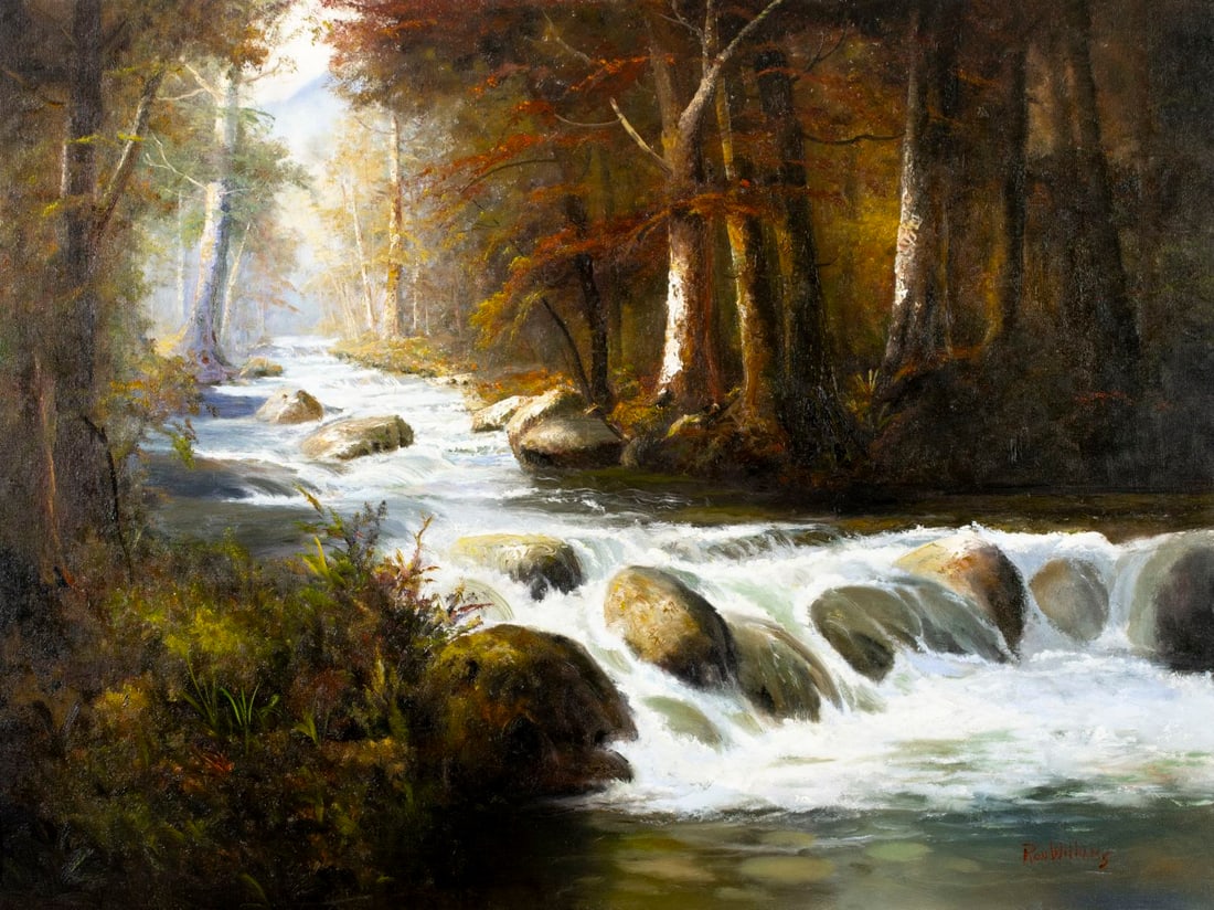 Ron Williams (TN,1947-2016) oil painting (1 of 12)