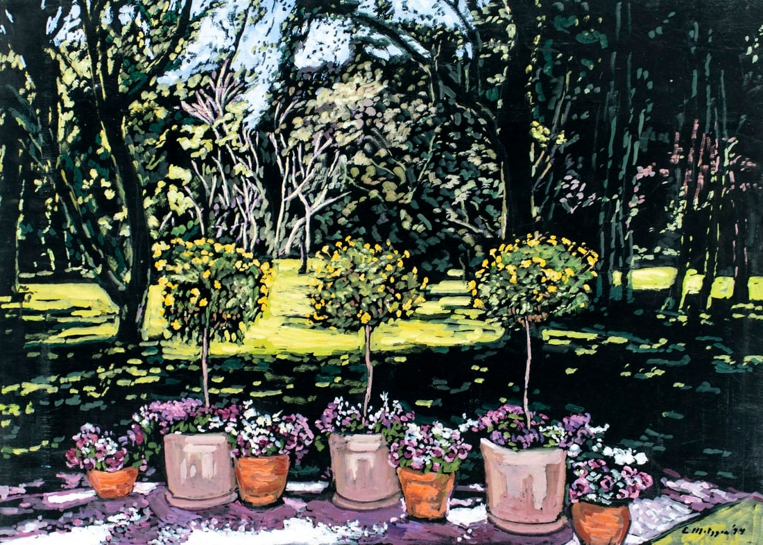 Evelyn Metzger (NY,Brazil,1911-2007) oil painting (1 of 13)