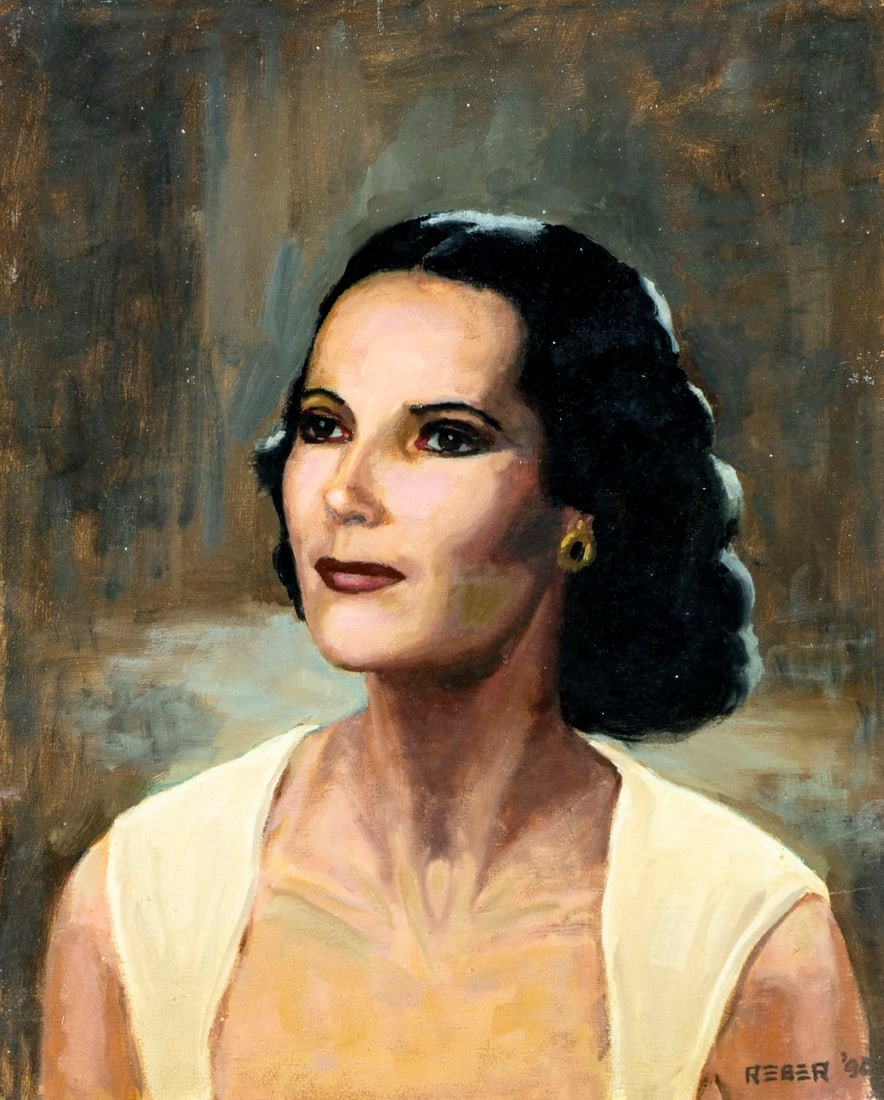 Anne Lindsey Reber (US,20C) oil painting (1 of 12)