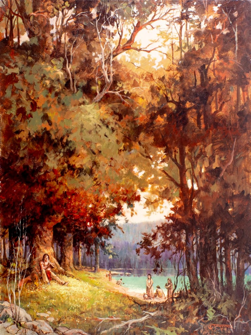 Jack Jordan (CA,MO,1928-2018) oil painting (1 of 13)