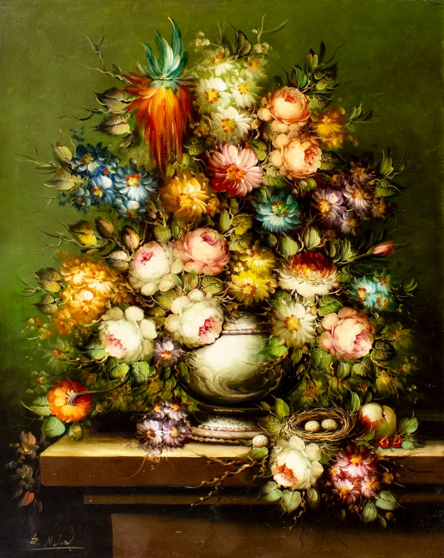 Roberto Michel (Spain,1944-?) oil painting (1 of 13)