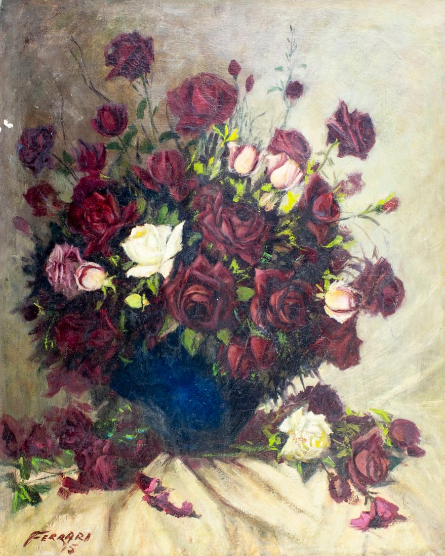 Ferrari (US,20C) oil painting (1 of 12)